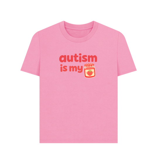 Rose Pink Printed T-shirt Front