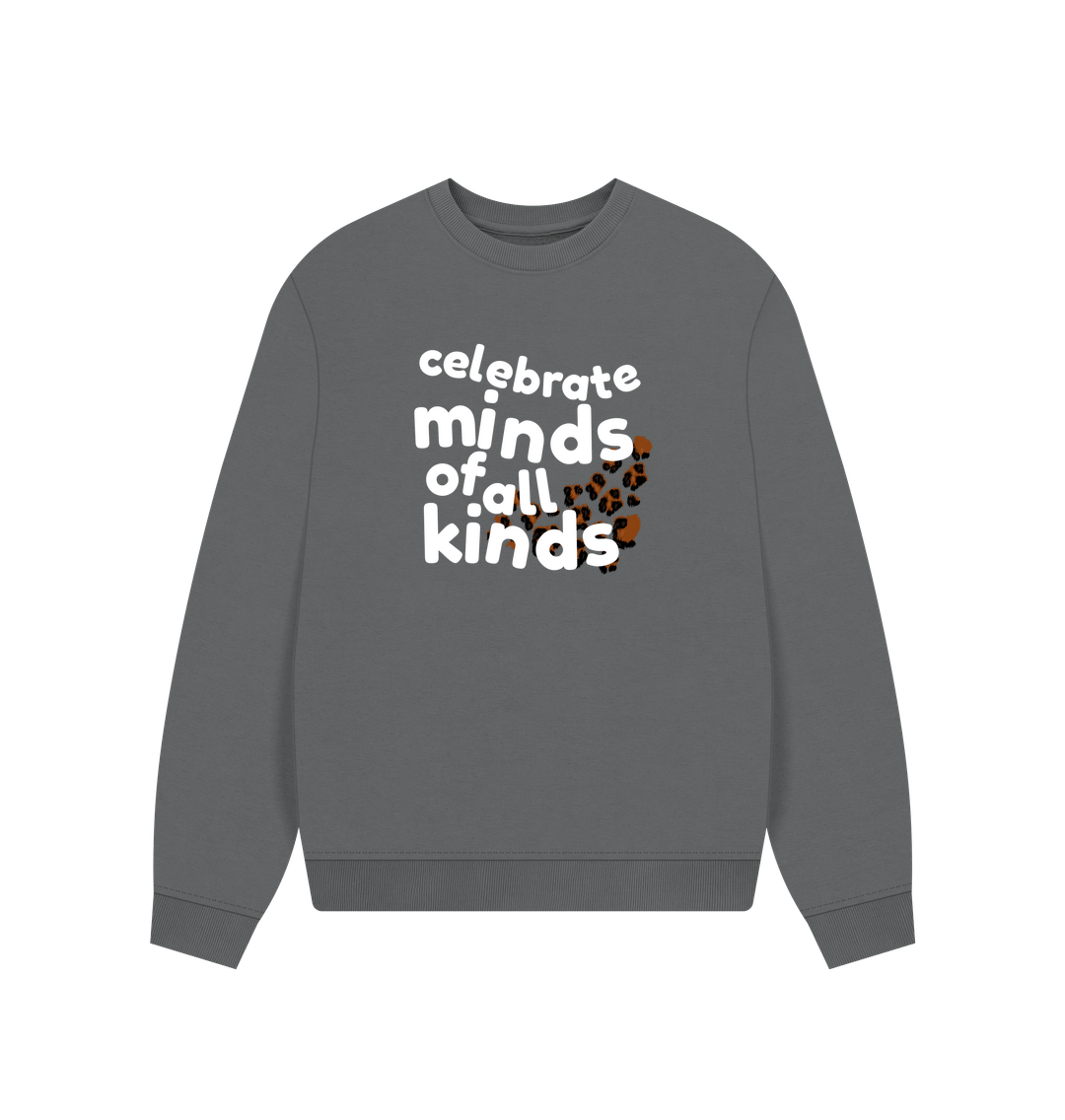 Slate Grey Celebrate Minds of all Kinds Women's Sweater