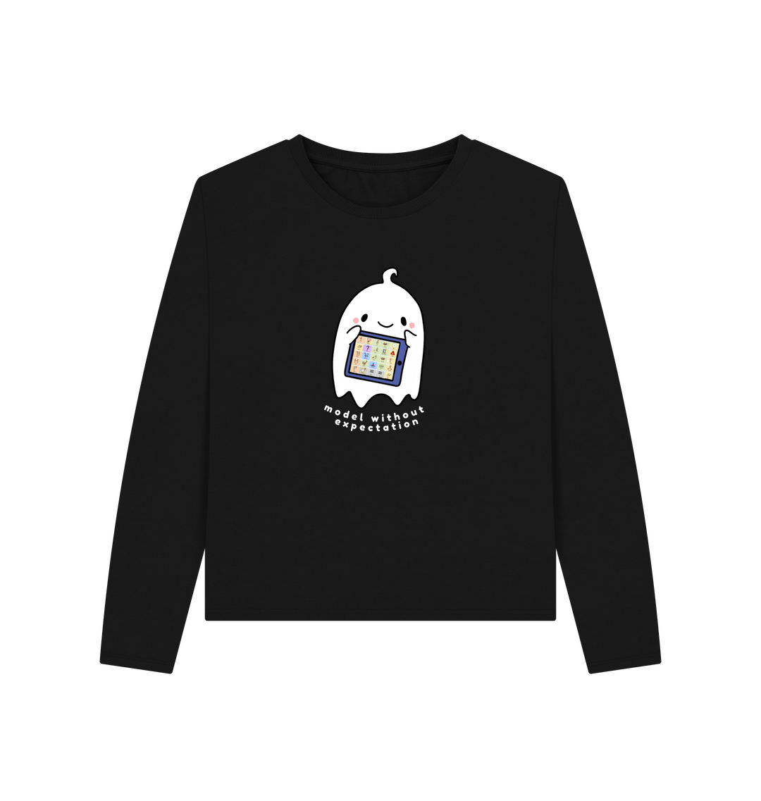 Black Printed T-shirt Front