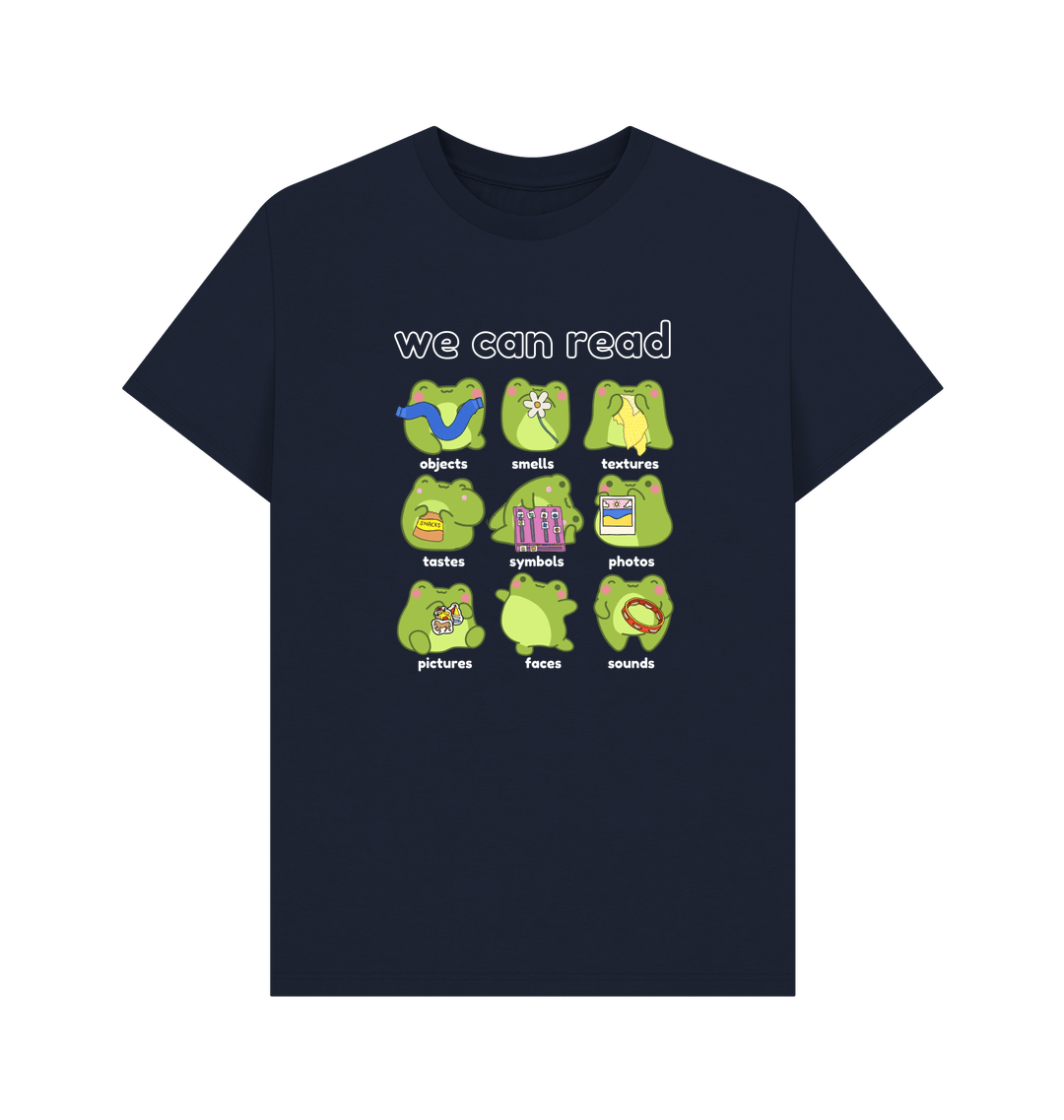 Navy Blue Printed T-shirt Front