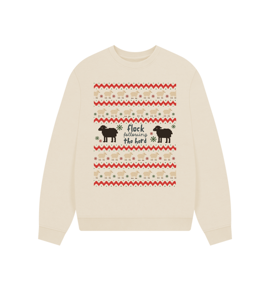 Oat Printed Sweater Front