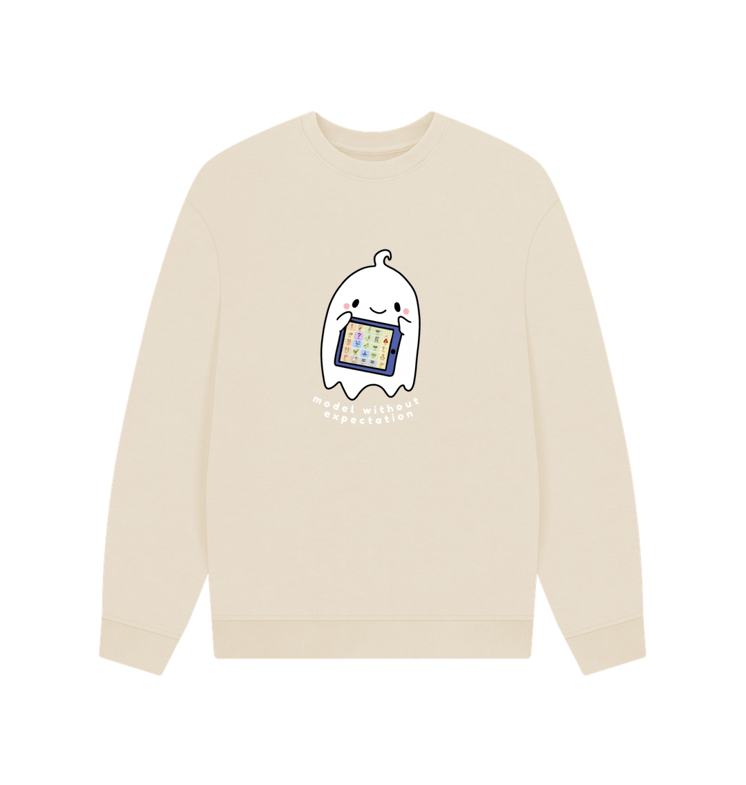 Oat Printed Sweater Front