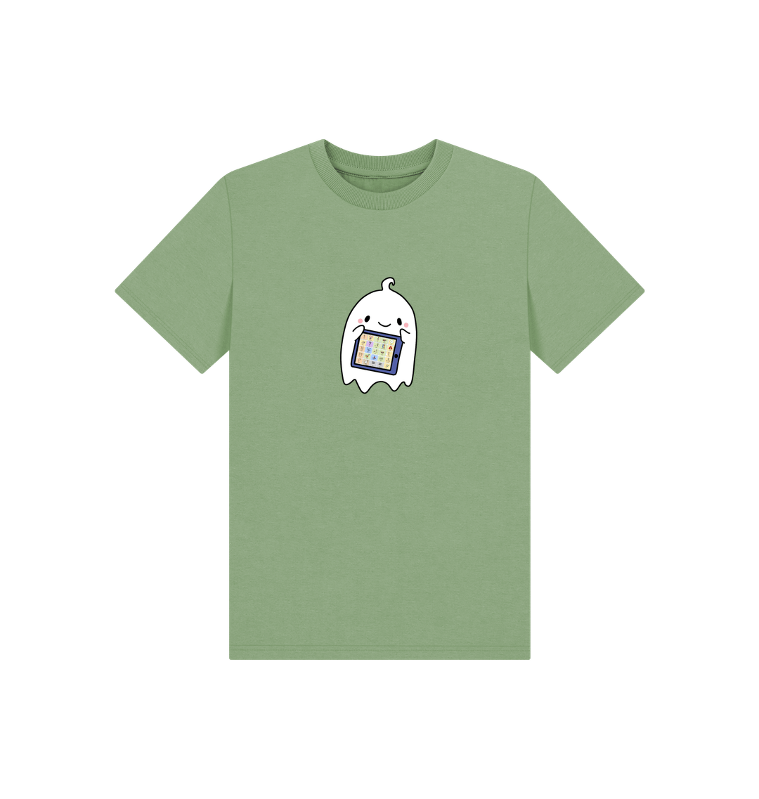 Sage Printed Kids T-Shirt Front