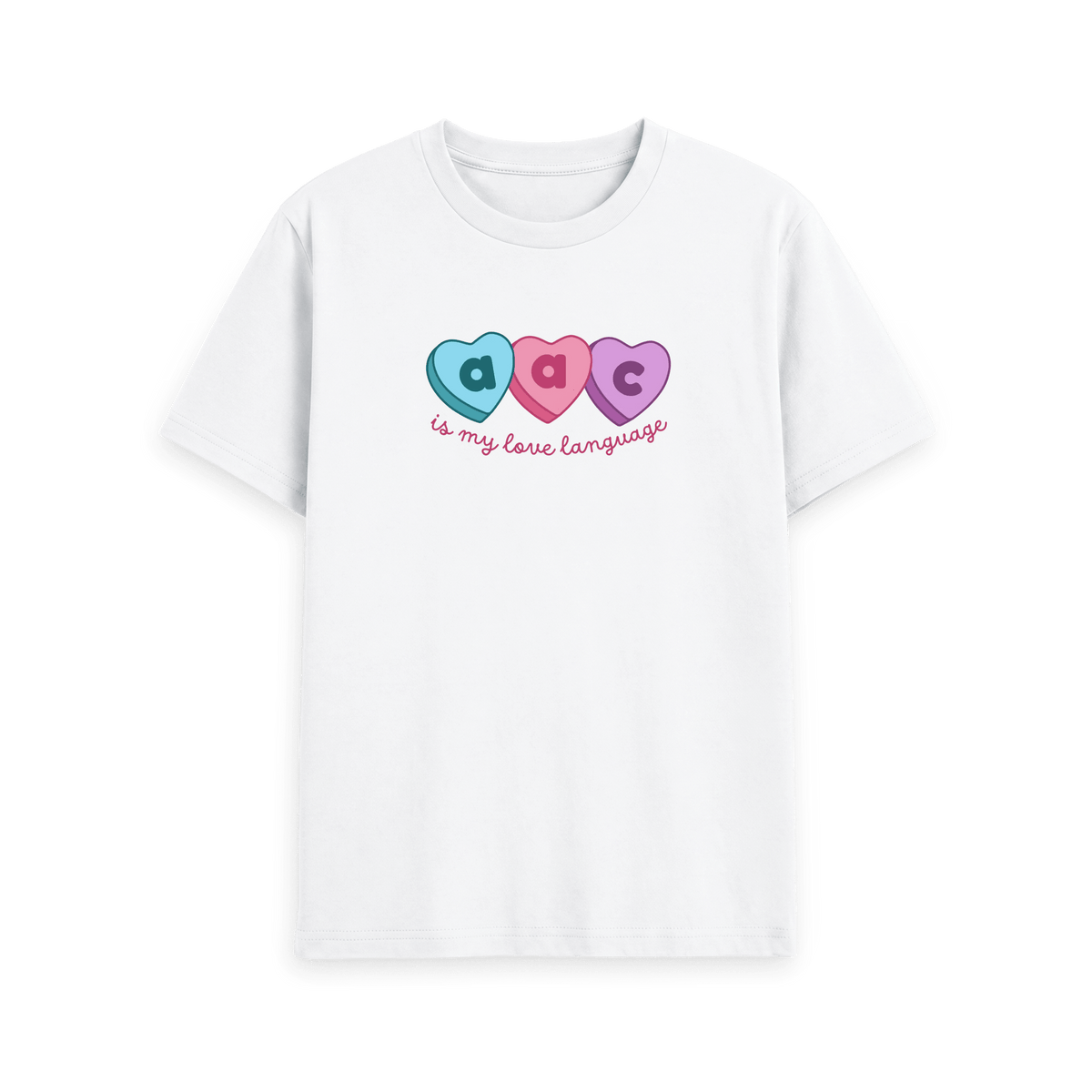White Printed T-shirt Front