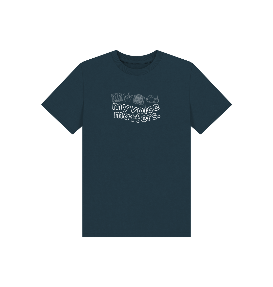 Denim Blue My Voice Matters Kid's Tee