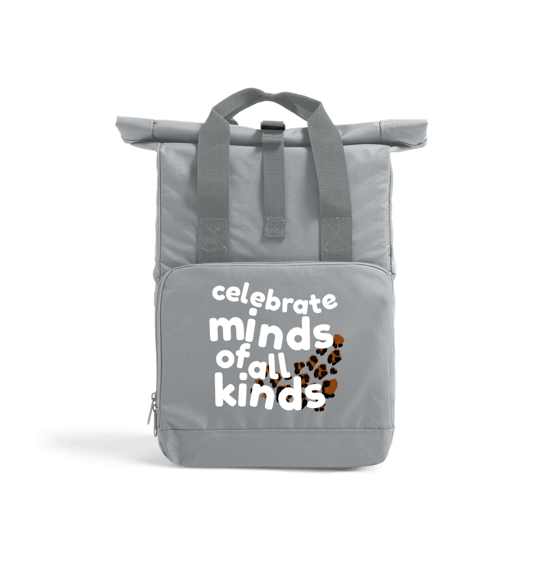 Light Grey Celebrate Minds of all Kinds Rucksack