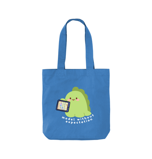 Cornflower Blue Printed Bag Front