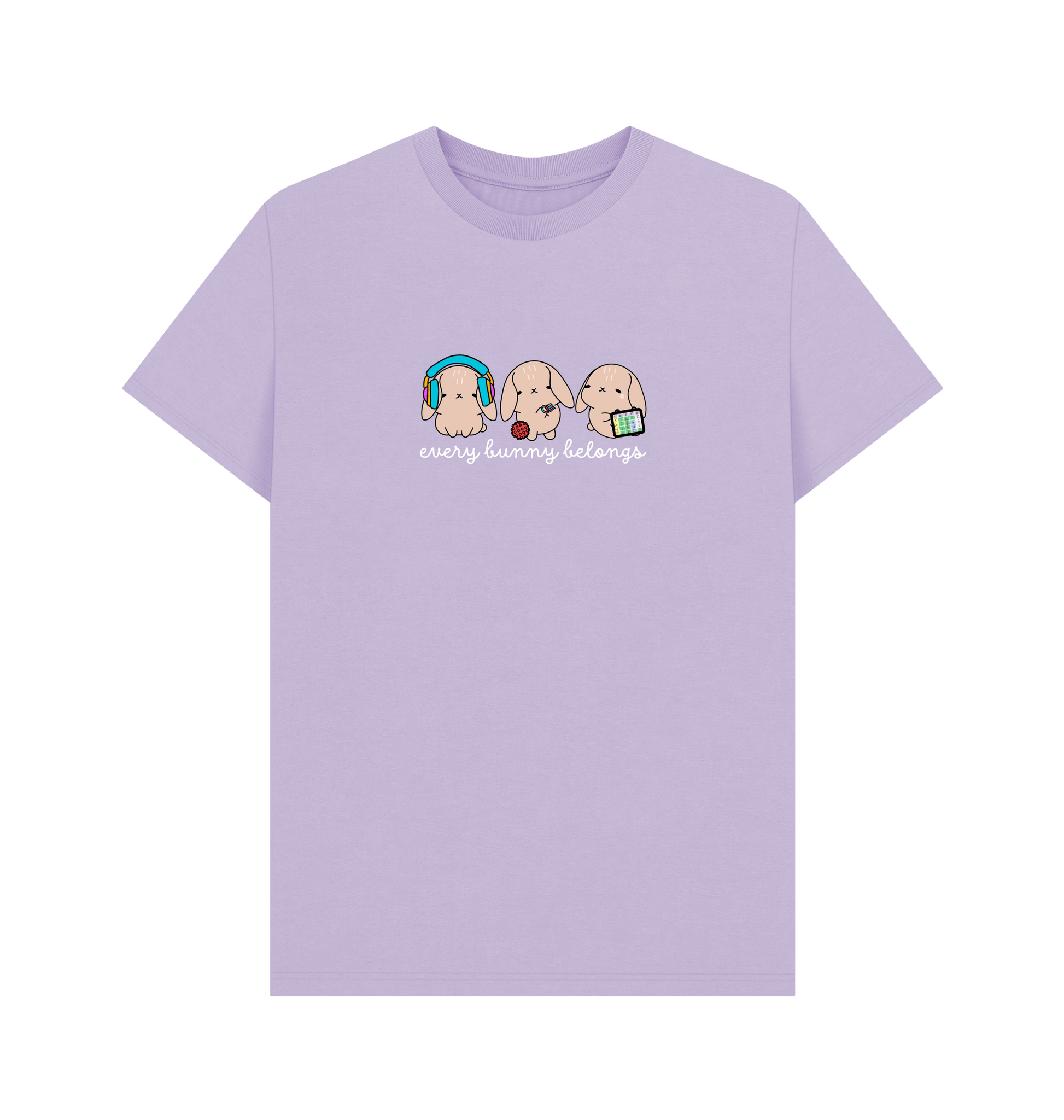 Lilac Printed T-shirt Front