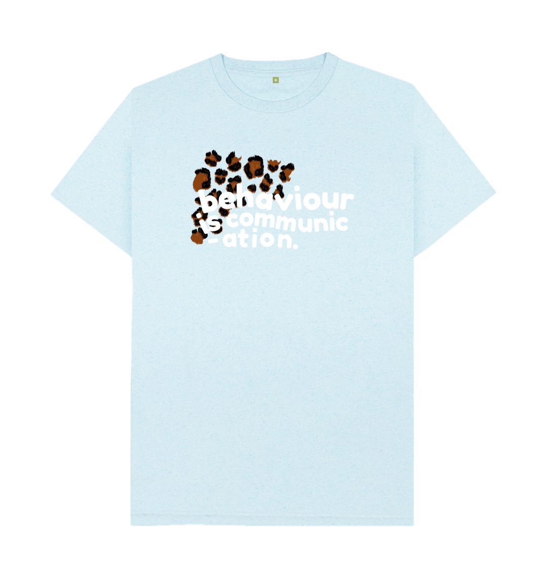 Light Blue Behaviour is Communication Men's Tee