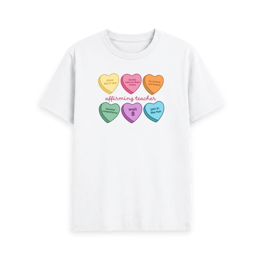 White Printed T-shirt Front