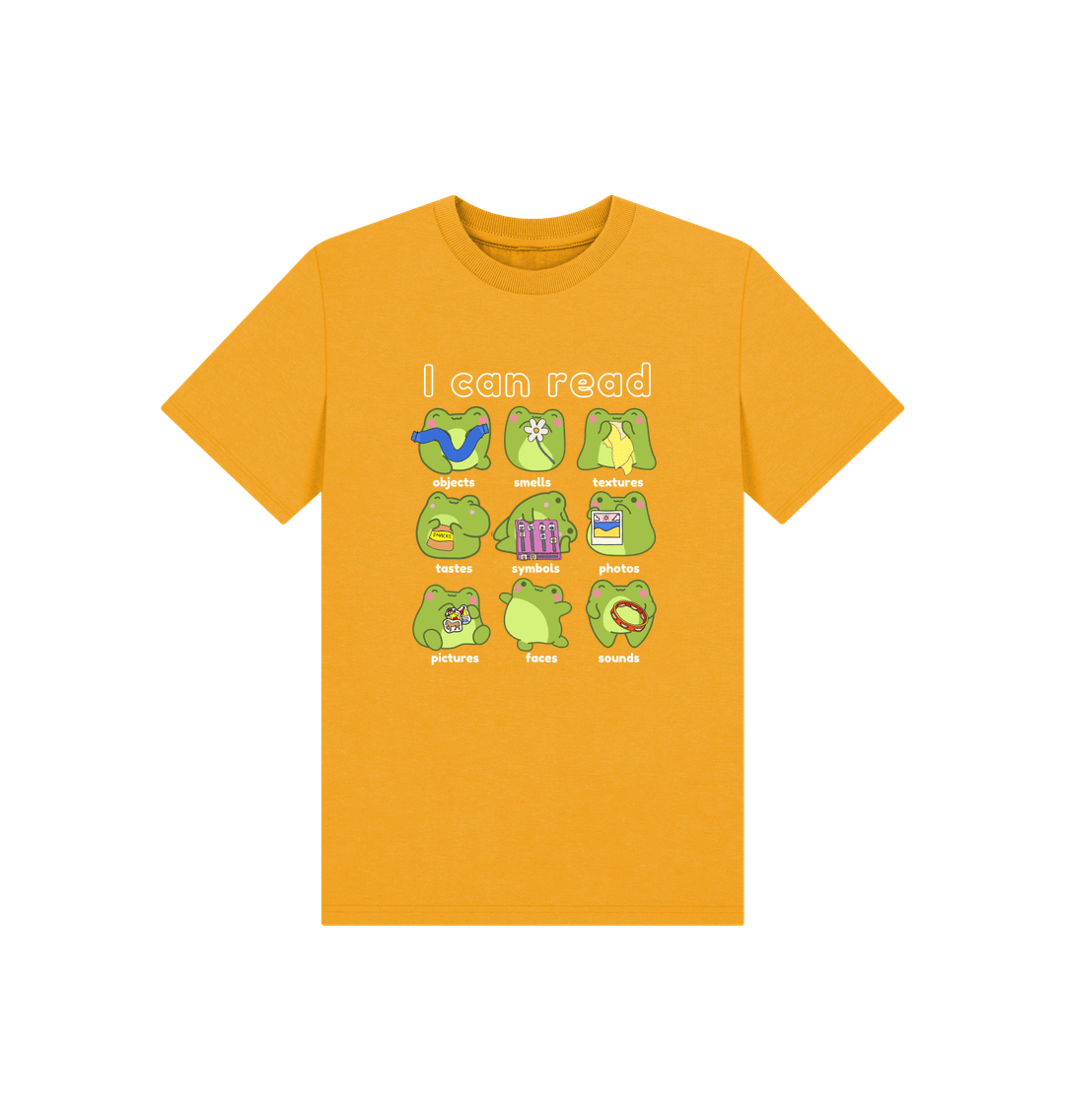 Mustard 'I can read' Kids Tee for World Book Day